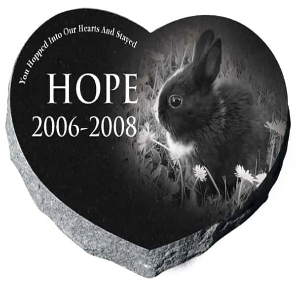 Heart Paw Garden Stone