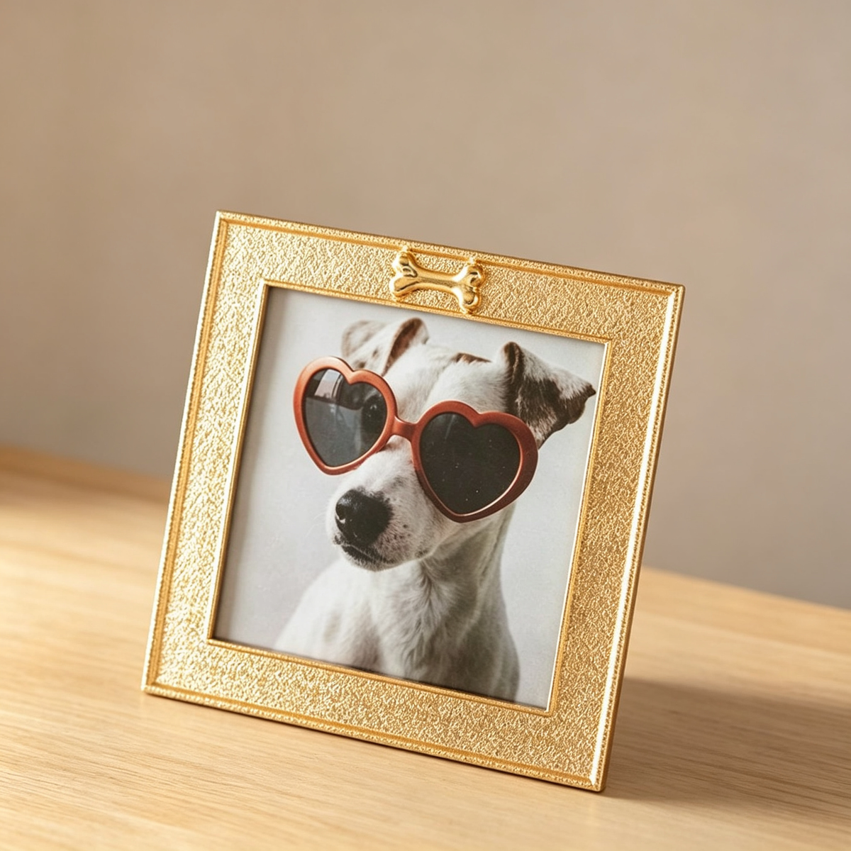 Cute bones photo frame