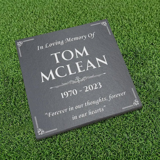 Engraved Slate Marker - Paws Eternal